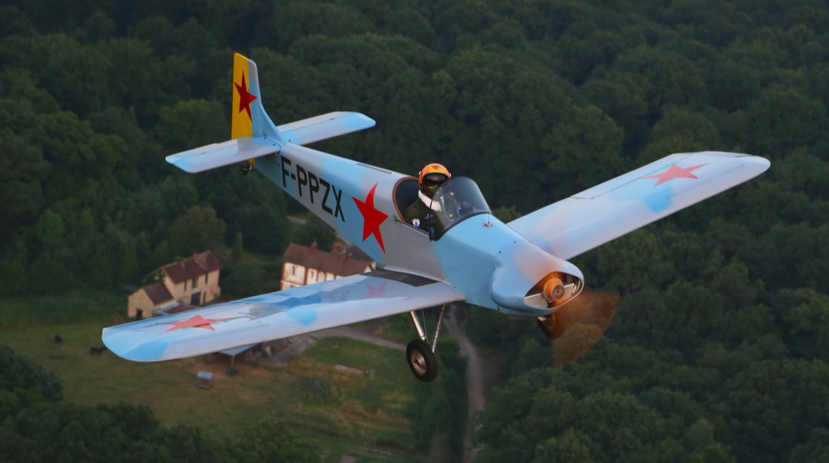 Druine Turbulent D31 - Single seater aircraft powered by a 40 hp car engine